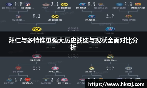 拜仁与多特谁更强大历史战绩与现状全面对比分析